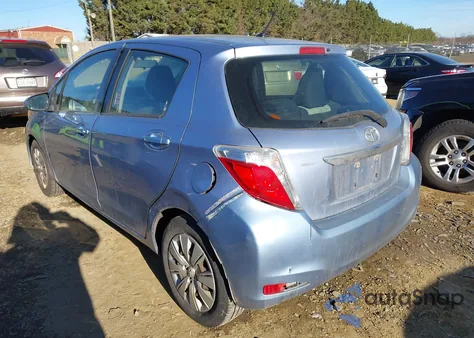 2012 Toyota Yaris Le z USA, uszkodzony, nr VIN JTDKTUD35CD536600